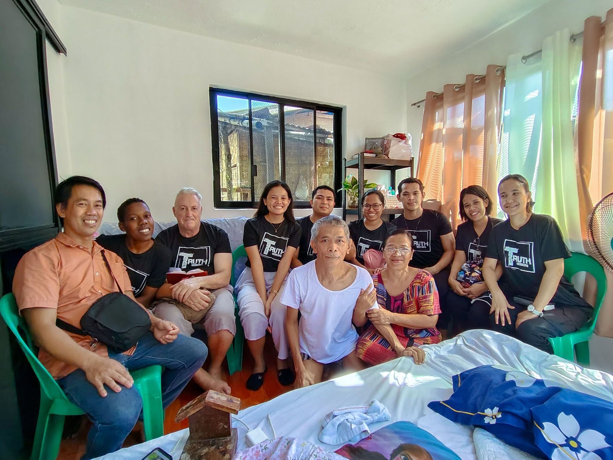 Home visit with the team